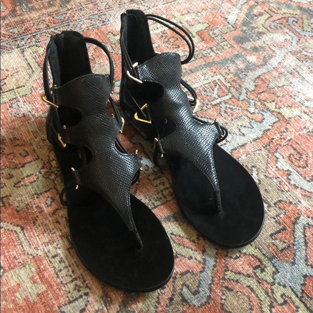 Never worn gladiator sandals aldo